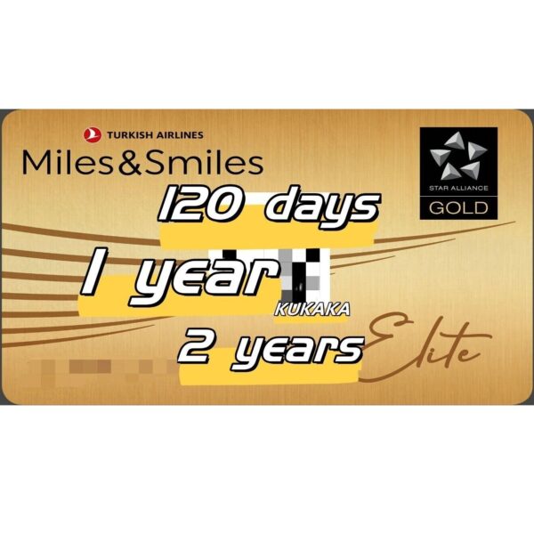 buy turkish airlines miles&smiles elite status – star alliance gold access for 4 months 1 year 2 years